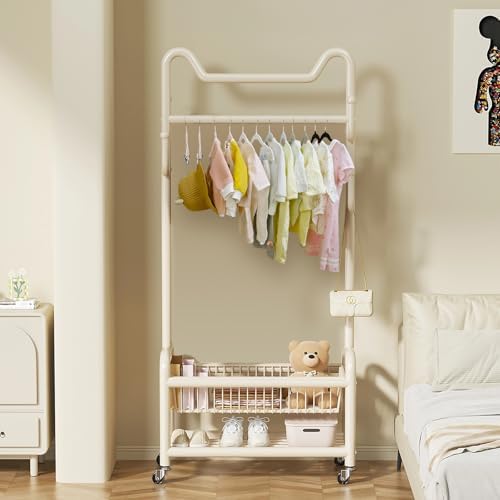 ManGotree 11.8'' Baby Velvet Hangers with Movable Clips 28 Pack Black - Image 6