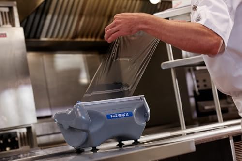 Carlisle FoodService Products SW12 Saf-T-Wrap Foil/Film Dispener for 12" Rolls,Gray - Image 5