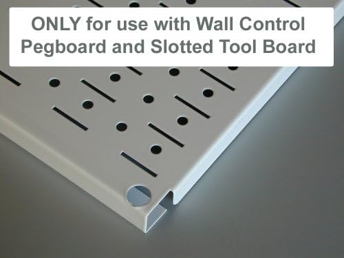 Wall Control KT-200-DLX B Slotted Storage Panel Deluxe Metal Hook Assortment, Black - Image 2