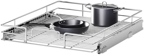 Pull Out Cabinet Organizer 19½" W x 21½" D, Heavy Duty Cabinet Pull Out Shelves, Slide Out Drawers Organization for Kitchen Cabinets Bathroom by Unknown