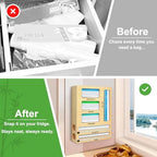 MSJGA Magnetic Food Bag Storage Organizer for Drawer or Refrigerator - Image 6