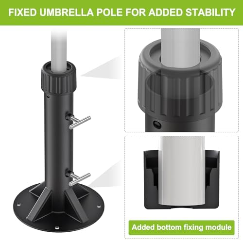 Patio Umbrella Stand Base for Umbrella Poles up to 2" - Image 3
