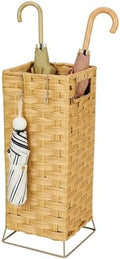 Rattan Umbrella Holder Basket Stand for Entryway by THORNIA