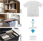 PLIIO 10-Pack Medium Filers, Foldable Clothes Organizer - Durable Tshirt Folder - Shirt Folding Organizer for Wardrobe Drawer - Image 3