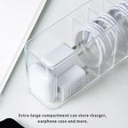 Charger Cable Cord Storage Organizer Box - Easy Storage Without Cable Ties - Image 5