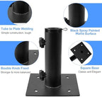 Bolt on Umbrella Base, In Ground Umbrella Stand for Lawn Concrete Mount - Image 3