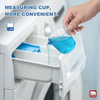 GMISUN Plastic Laundry Detergent Soap Dispenser, Liquid Laundry Detergent Dispenser, Container for Farmhouse Room Decor, Organizer for Liquid DetergentSoftenerBleach Storage Bottle(64 Oz) - Image 4