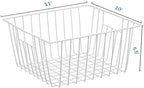 Freezer Storage Organizer Baskets, Household Refrigerator Chest Organization with Built-in Handles for Cabinets, Pantry, Closets, Bedrooms - Image 6