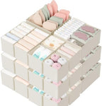 Criusia Drawer Organizer 18-Piece Set, Dresser Organizer for Baby Clothes, Foldable Closet Storage & Drawer Dividers for Underwear, Socks, Nursery (Oatmeal) by Criusia