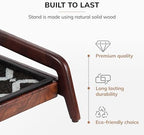 Anji Mountain Heavy Duty Waterproof Wooden Shoe Storage Mat Organizer/Boot Storage Tray Multi Use for Entryway with Coir, Black and Ivory Diamond Insert, 1 Tier, Fits 2 Pair (26.5" Wide) - Image 3
