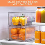 Sorbus Clear Storage Drawers for Refrigerator (Wide + Narrow Deep, 6 Pack) - Image 7