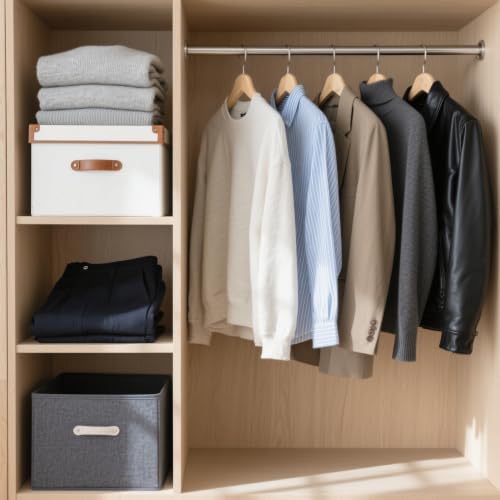 JupiterForce Wooden Clothes Hangers 50 Pack, Non-Slip Wood Hangers with 360° Swivel Hook & Shoulder Grooves, Coat Hanger for Suits, Coats, Shirts, Pants, Jackets and Dress(Natural) - Image 7