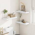 Vivelove 12" Deep Floating Shelves 24x12” Set of 2, White - Image 2