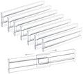Guo's hyekbe 8 Pack 3.2 Inch Tall ABS Drawer Divider -Expandable from 10.9-20.5''-Adjustable Dresser Drawer Plastic Organizer Separators for Flatware, Utensil, cosmetics，Underwear，office supplies by Guo%27s+hyekbe