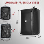 SUOCO Travel Pack Vacuum Kit, Vacuum Seal Bags for Clothing Travel with Cordless Pump, Carry-on Size Compression Packing Cubes for Luggage Suitcase Backpack, 2 Small - Image 5