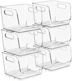 Sorbus Clear Pantry Organizer with Stackable Storage Bins, Open Front by Sorbus