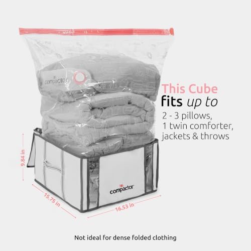 Compactor Vacuum Storage Bag & Semi-Rigid Cube, Closet Organizer, 125L - Image 5