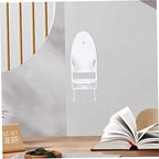 Ironing Board Wall Mount Iron Holder, White Pbt Rack for Office - Image 7