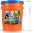 Ultra Fresh 5 Gallon Liquid Laundry Detergent Washing Soap for All Machine Types, 6X Platinum, Up to 640 Loads, Sport Odor & Stain Remover by UltraFresh