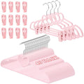 Tessco for you 20 Pcs Velvet Clothes Hangers with 20 Pcs Clips Non Slip by Tessco