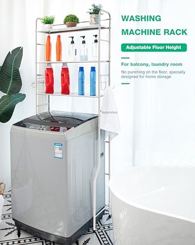 susunnus Over The Toilet Storage 3 Tier,Stainless Steel,for Toilet,Bathroom - Image 3