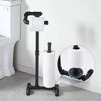 KES Rustic Toilet Paper Holder with Reserve, Farmhouse Toilet Roll Holder - Image 4