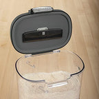 Progressive International ProKeeper+ Clear Plastic Airtight Food Baker's Kitchen Storage Organization Container Canister Set with Magnetic Accessories, 2- Piece Set (Flour 4-Quart) - Image 2