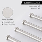 KES Bathroom Towel Rack 15.5-Inch, Swivel Towel Bar 4-Arm, Swing Out Towel Bar Wall Mounted, SUS304 Stainless Steel Brushed Finish, A2103S4L40-2 - Image 6