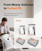 Vacbird 10-Pack Large Vacuum Storage Bags with USB & Battery 2-in-1 Rechargeable Cordless Pump, Space Saver Seal Bags for Home Organization, Bedding, Blankets and Clothing - Image 3