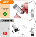 Yinder 150 Pcs Boot Hanger Clips Laundry Hooks Stainless Steel Hooks,Gray - Image 3