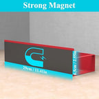 HuggieGems 4 Pack Magnetic Spice Storage Rack Organizer for Refrigerator and Oven, Red Fridge Organizers and Storage - Image 3