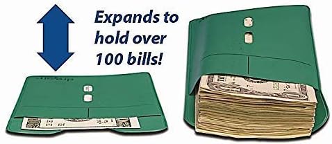 UBICON Two Color Bundle | Green & Blue |10 Each for a Total of 20 envelopes | Reuseable Dropit Safe Envelope for Safe Depositing of Currency and Money | Organize Coupon, Currency - Image 4