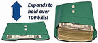 UBICON Two Color Bundle | Green & Blue |10 Each for a Total of 20 envelopes | Reuseable Dropit Safe Envelope for Safe Depositing of Currency and Money | Organize Coupon, Currency - Image 4