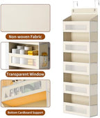 AQOOA 5-Tier Over The Door Organizer 44 lbs Capacity fit Standard Doors - Image 2