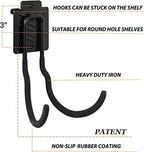 Wallmaster Boltless Shelving Hooks for 1.5 inch Keyhole Shelving Unit 7 Pcs - Image 2