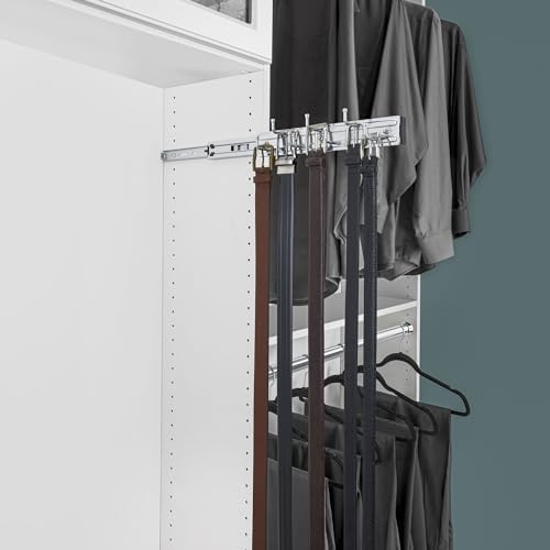 Rev-A-Shelf Sliding Belt Rack for Closets, Min Opening Width 2.5", 2 Pack - Image 4