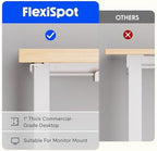 FLEXISPOT 71 x 63 Reversible L-Shaped Corner Standing Desk with Drawers - Image 6