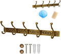 Wall Mount Coat Rack with Hooks, Wall Mounted Coat Rack Decorative Hanging Coat Rack Wall Mounted, Vintage Wall Mount Coat Hanger Rack Key Holder for Wall Hallway, Entryway, Bedroom, Living Room by HERCHR