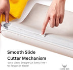 Food Plastic Wrap Dispenser with Sliding Cutter – Refillable ABS Wrap Cutter | Includes 80cm Plastic Wrap Roll. - Image 6
