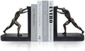 LIFFY Man Decorative Book Ends,7" Resin Non Skid Bookends for Heavy Books,Bookends for Shelves Decorative,Creative Shelf Decorations to Hold Books for Bookshelf,Home,Office,Study by LiffyArt