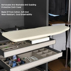 Pull-Out Ironing Board,Foldable Hideaway Ironing Board Closet,Free Rotation Retractable Ironing Board,Simple Installation,for Home Apartment (Color 2-80X30Cm) - Image 7