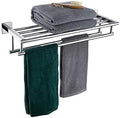 KOKOSIRI Bathroom Towel Rack Towel Holder 20 Inch Towel Shelf with Double Towel Bars Wall Mounted SUS 304 Stainless Steel, Polished Chrome, B6005CH-L20 by KOKOSIRI