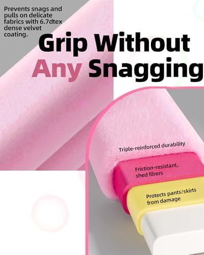 Felt Hangers Pink Velvet Hangers, Cute Pants Hanger, 20 Pack Chic Hangers - Image 5