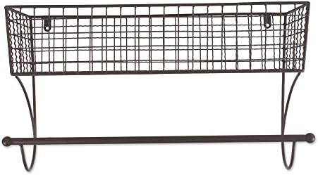 DII Rustic Bathroom Décor, Metal Storage, Large Towel Bar, Rustic - Image 4
