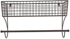 DII Rustic Bathroom Décor, Metal Storage, Large Towel Bar, Rustic - Image 4