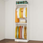 Closet System Storage with Double Layer Hanging Space(VO-012) by VOMAVEX