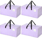 4 Pcs 24 Gallon Extra Large Moving Bags Heavy Duty Storage Bag by Clysee