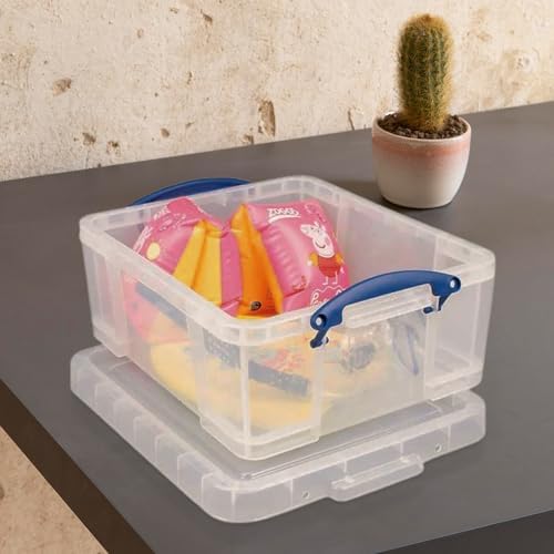 Really Useful Box 17L Plastic Storage Bins, 4 Pack - Image 5