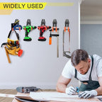 28 Pack Heavy Duty Garage Hooks, Utility Wall Mounted Storage System, with Anti-Slip Coating Hanger, for Hanging Power and Garden Tools, Ladders, Bikes, Ropes and Bulk Items - Image 7