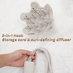 Affogato Wall Mount Holder Compatible with Shark FlexStyle, Acrylic Wall Mounted Organizer for Storage Attachments, Rack with Cord Hanger for Accessories Curlers Brushes Diffuser - Image 6